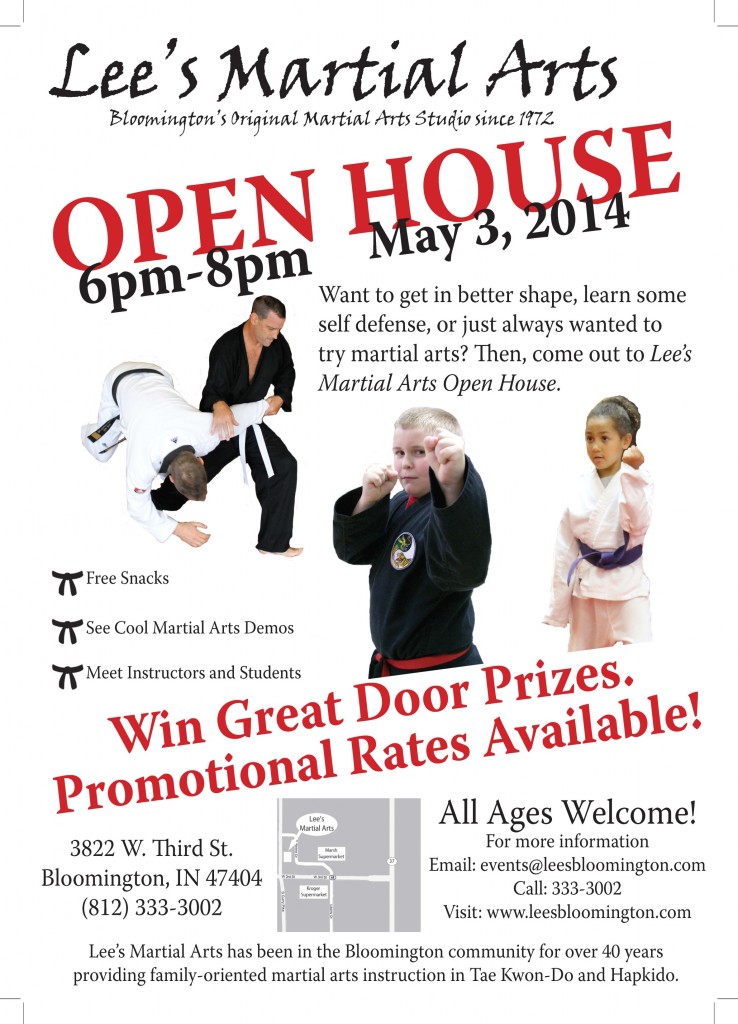 lee's open house flyer 2014